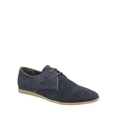Navy 'Karl' mens lace up shoes